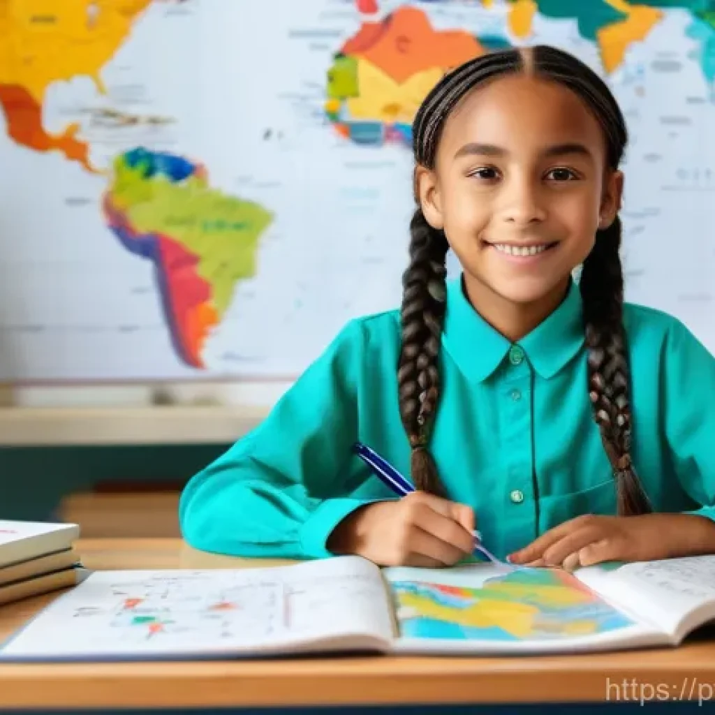 방과후지도사 아동 학습 스타일 분석 - **Prompt for a Visual Learner:**
    A vibrant, brightly lit image featuring a cheerful 8-year-old g...