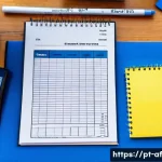Home 16 방과후지도사 시험장 팁 및 유의사항 - A neatly organized study desk with exam essentials prepared the night before: multiple blue and blac...