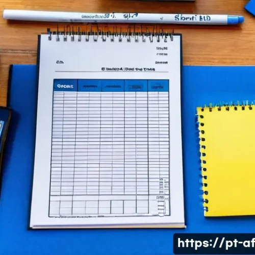 Home 28 방과후지도사 시험장 팁 및 유의사항 - A neatly organized study desk with exam essentials prepared the night before: multiple blue and blac...